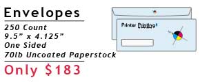 Online Envelope Printing Special